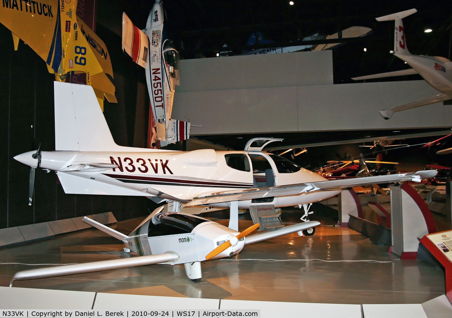 N33VK, 1991 Cirrus VK30 C/N 005, This was the very first Cirrus design, leading to a legacy of popular and sporty aircraft.  It was offered as a kit but is unusual in that it is a large 5-place machine.