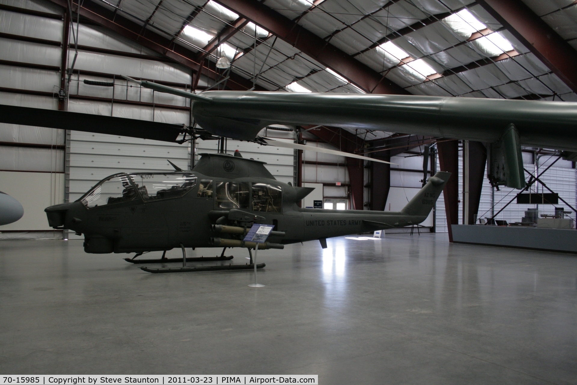 70-15985, Bell AH-1S Cobra C/N 20929, Taken at Pima Air and Space Museum, in March 2011 whilst on an Aeroprint Aviation tour