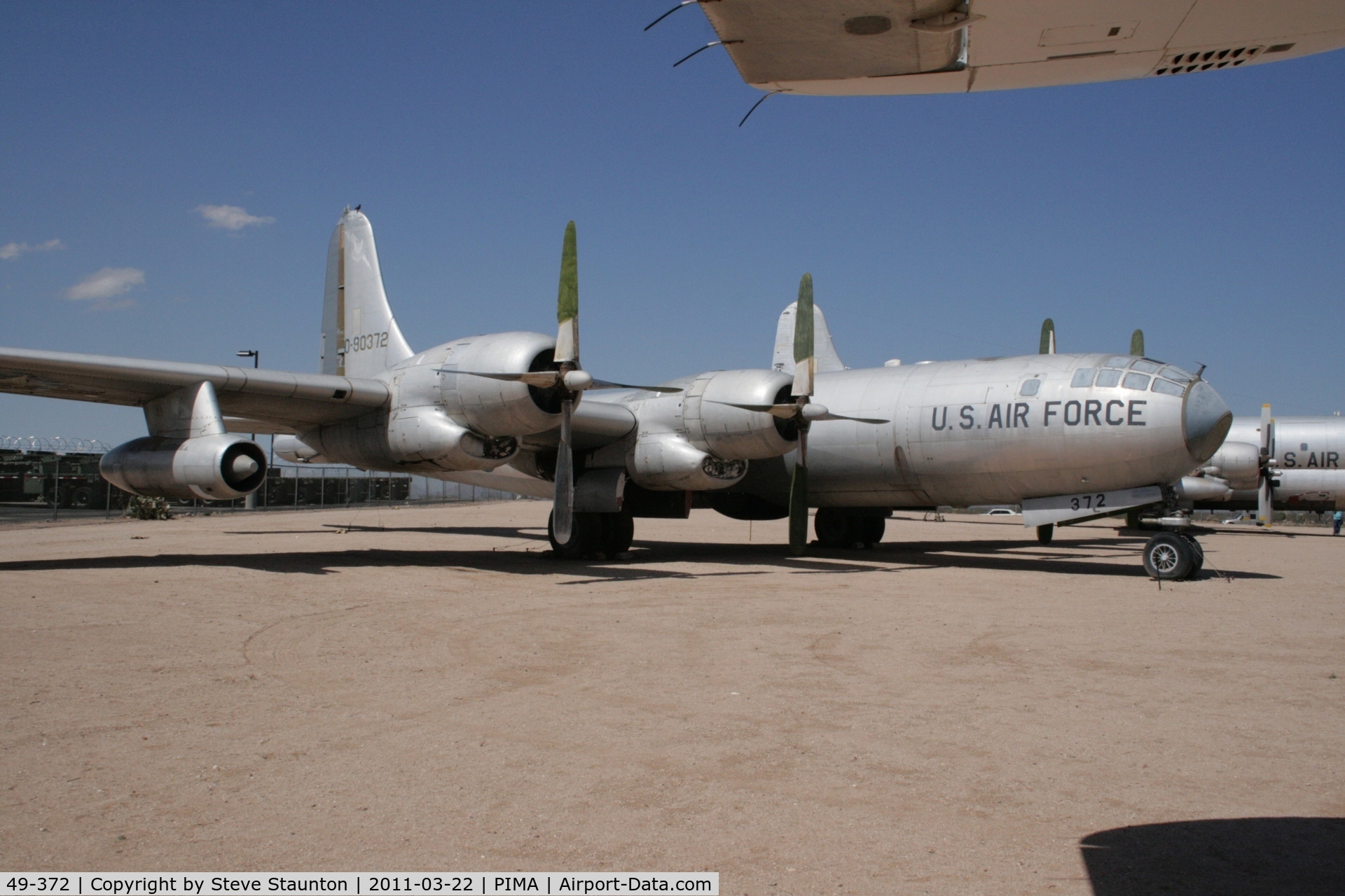 49-372, 1949 Boeing B-50D-125-BO Superfortress C/N 16148, Taken at Pima Air and Space Museum, in March 2011 whilst on an Aeroprint Aviation tour