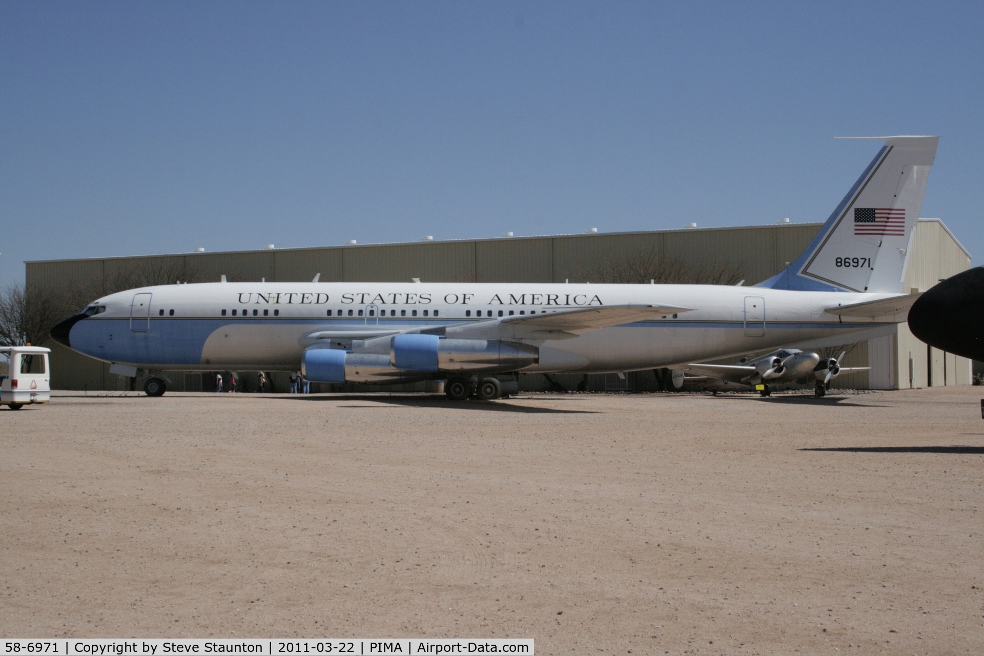 58-6971, 1959 Boeing VC-137B C/N 17926/40, Taken at Pima Air and Space Museum, in March 2011 whilst on an Aeroprint Aviation tour