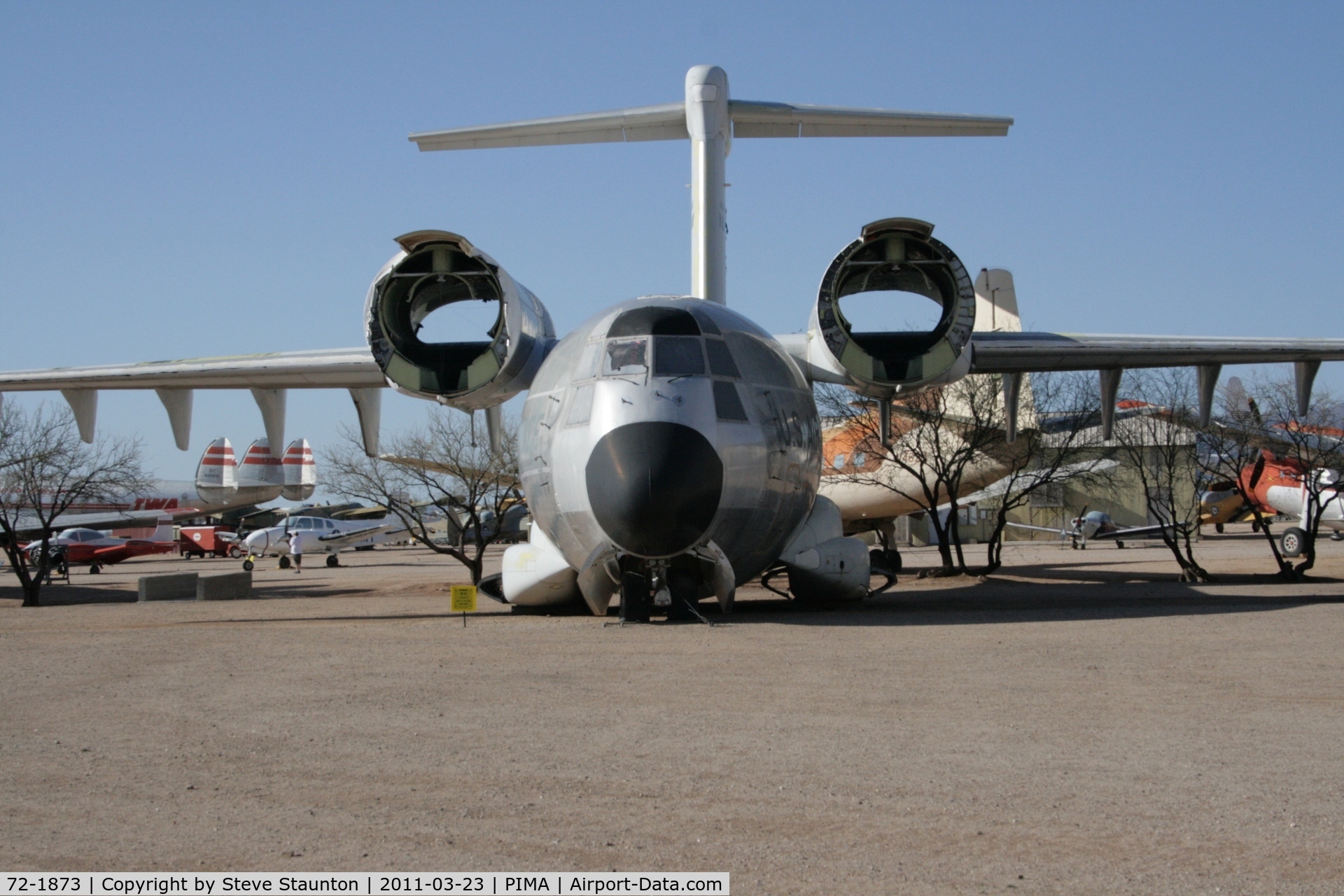 72-1873, 1972 Boeing YC-14A-BN C/N P 1, Taken at Pima Air and Space Museum, in March 2011 whilst on an Aeroprint Aviation tour
