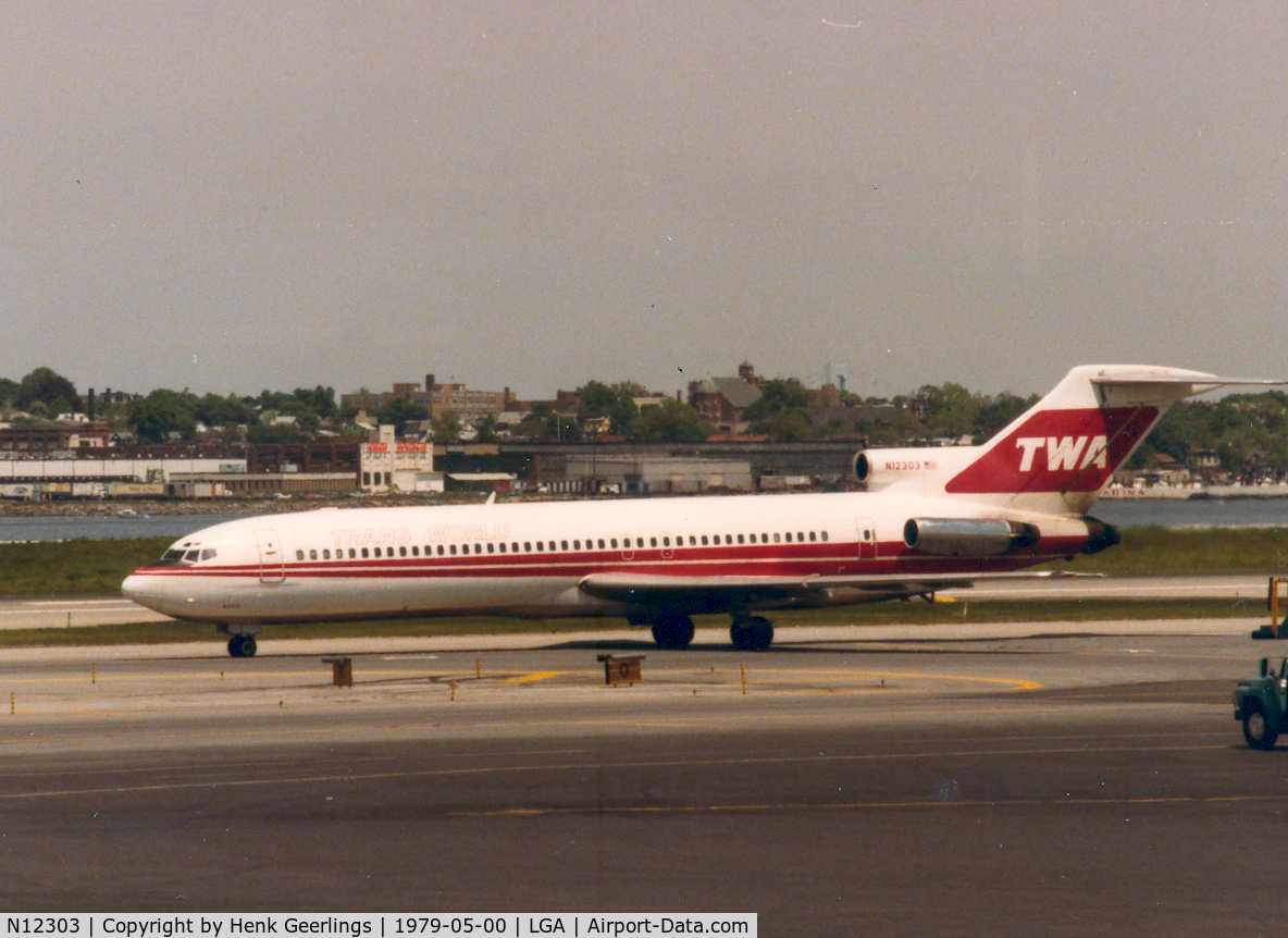 N12303, 1968 Boeing 727-231 C/N 19560, TWA