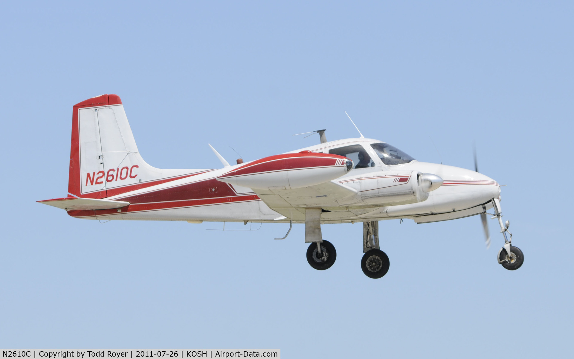 N2610C, 1954 Cessna 310 C/N 35010, AIRVENTURE 2011