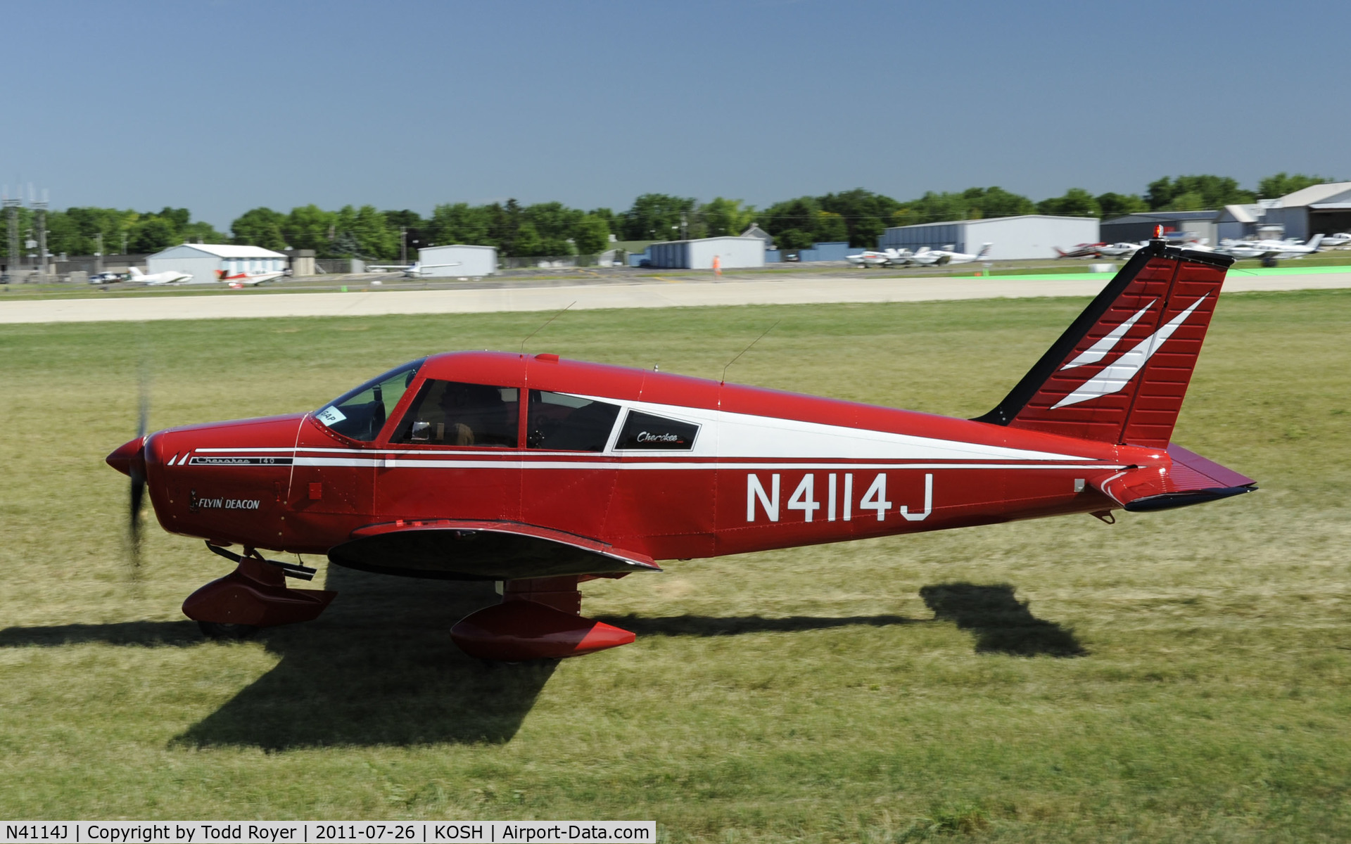 N4114J, 1966 Piper PA-28-140 C/N 28-22430, AIRVENTURE 2011