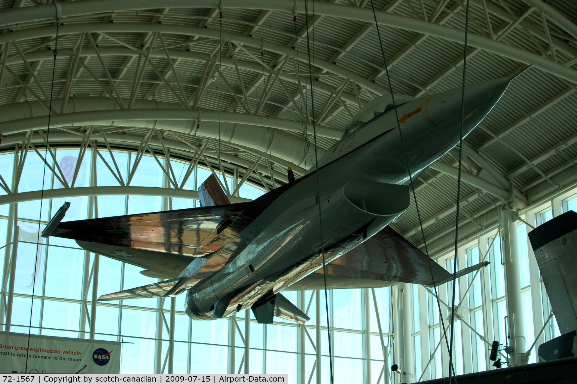 72-1567, General Dynamics YF-16A Fighting Falcon C/N 60-1, General Dynamics YF-16A Fighting Falcon at the Virginia Air & Space Center, Hampton, VA