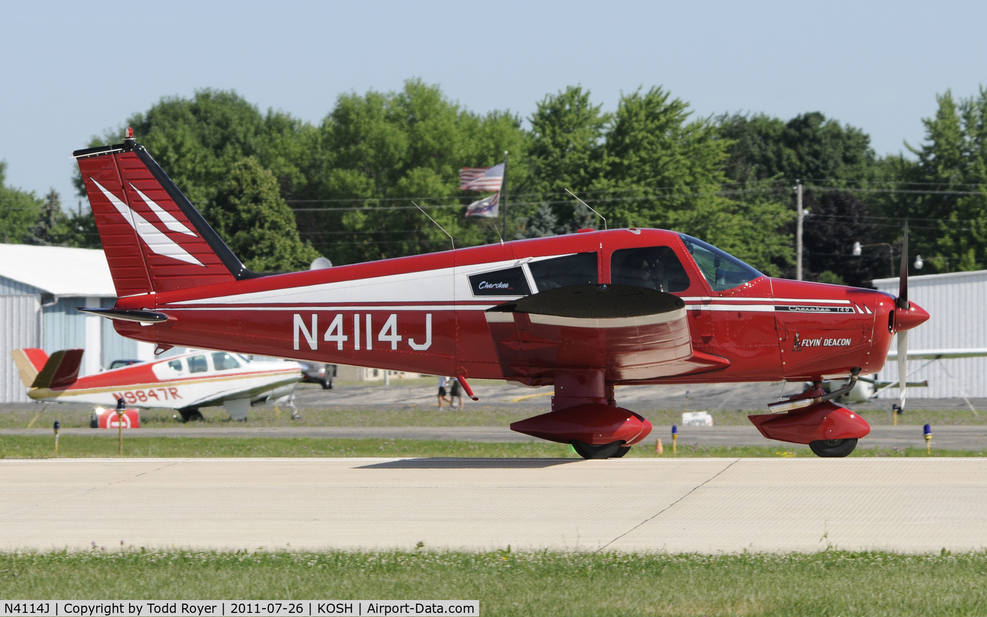 N4114J, 1966 Piper PA-28-140 C/N 28-22430, AIRVENTURE 2011