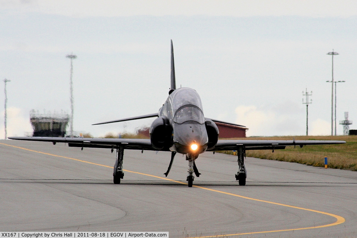 XX167, 1977 Hawker Siddeley Hawk T.1 C/N 014/312014, RAF 208(R) Sqn