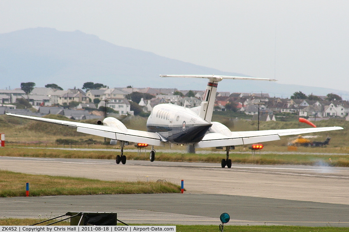 ZK452, 2003 Raytheon B200 King Air C/N BB-1832, RAF 3FTS / 45(R) Sqn