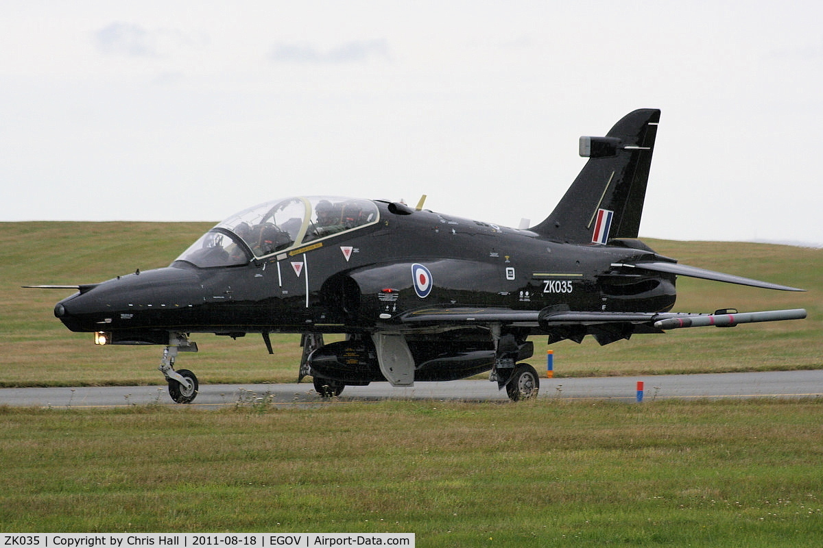 ZK035, 2010 British Aerospace Hawk T2 C/N RT026/1264, RAF 19(R)Sqn