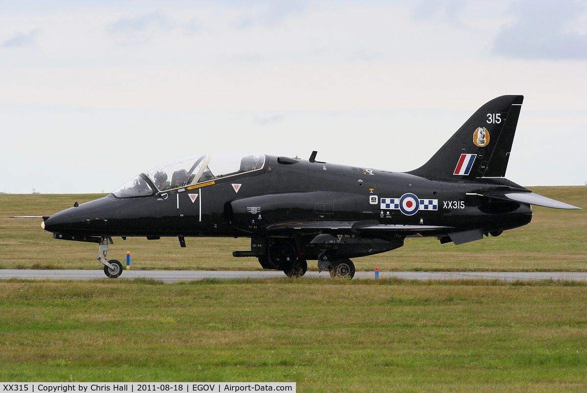 XX315, 1980 Hawker Siddeley Hawk T.1A C/N 156/312140, RAF 19(R) Sqn