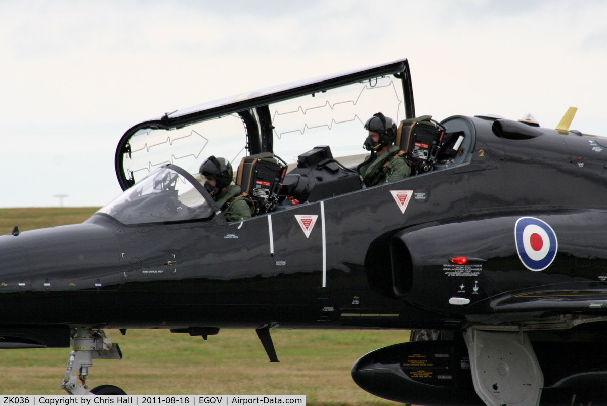 ZK036, 2010 British Aerospace Hawk T2 C/N RT027/1265, RAF 19(R)Sqn