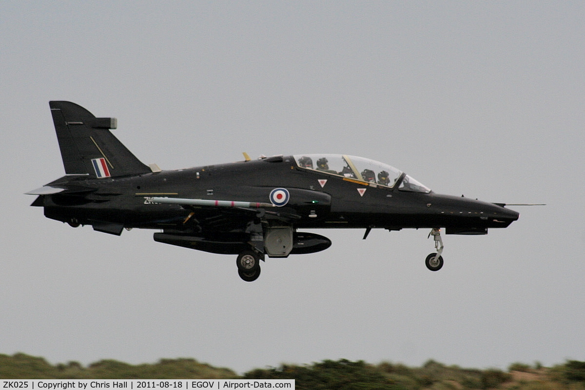 ZK025, 2009 British Aerospace Hawk T2 C/N RT016/1254, RAF 19(R)Sqn
