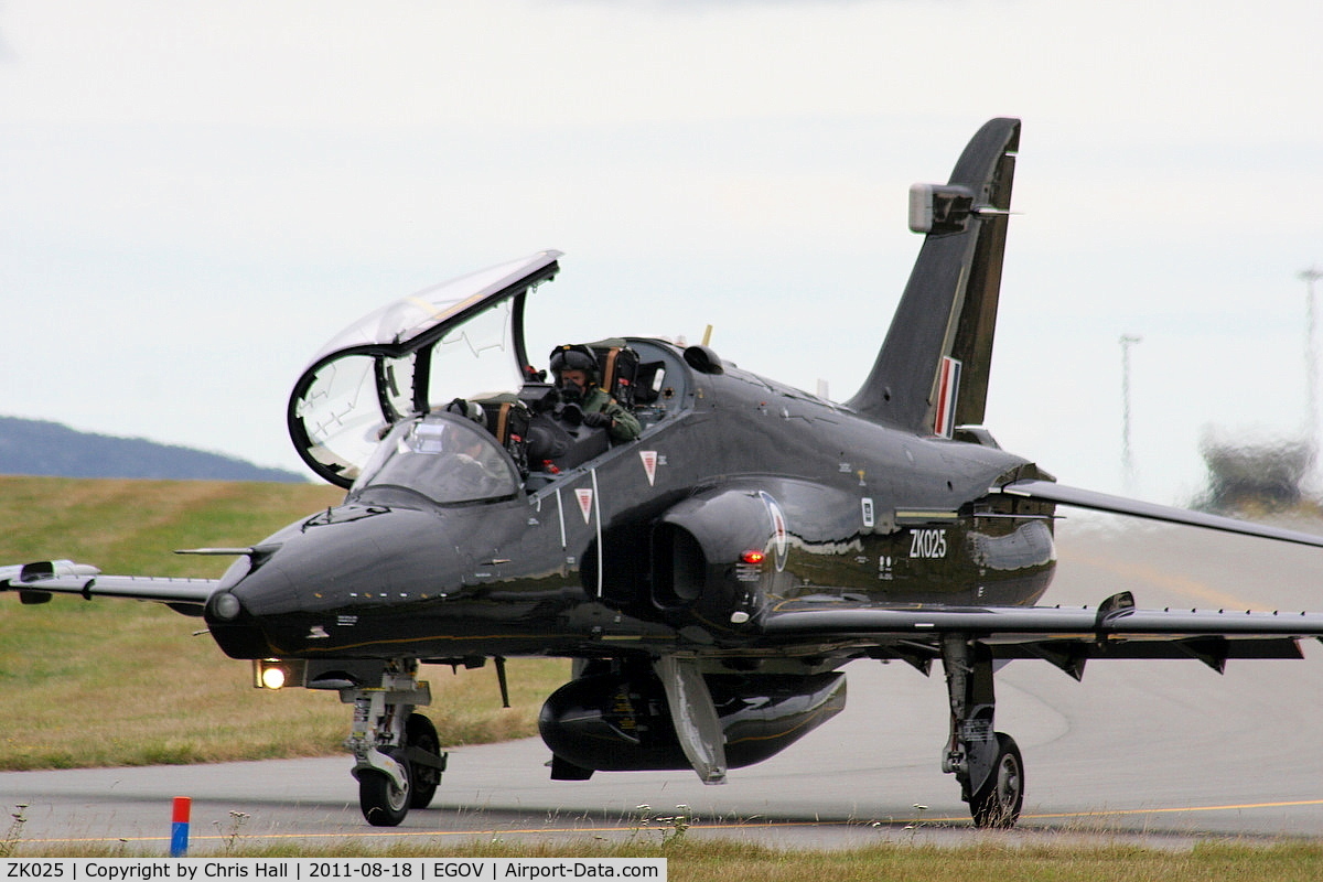 ZK025, 2009 British Aerospace Hawk T2 C/N RT016/1254, RAF 19(R)Sqn