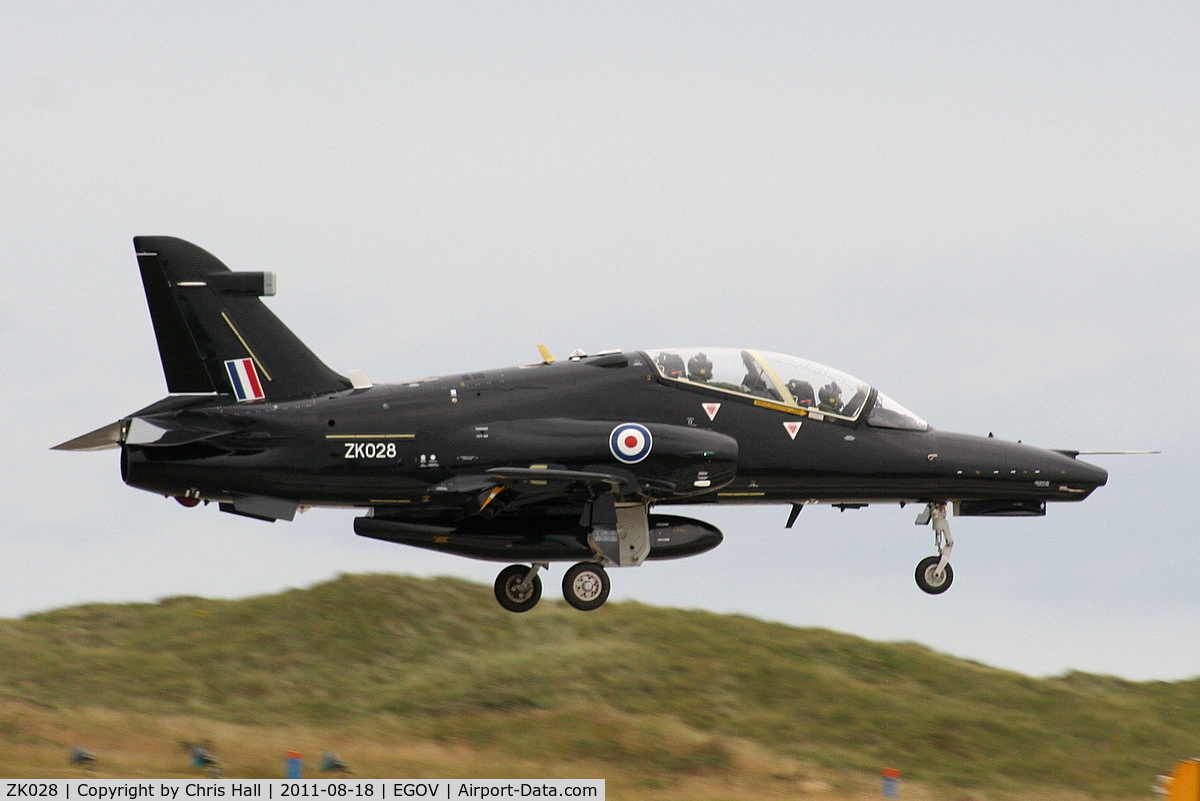 ZK028, 2009 British Aerospace Hawk T2 C/N RT019/1257, RAF 19(R)Sqn