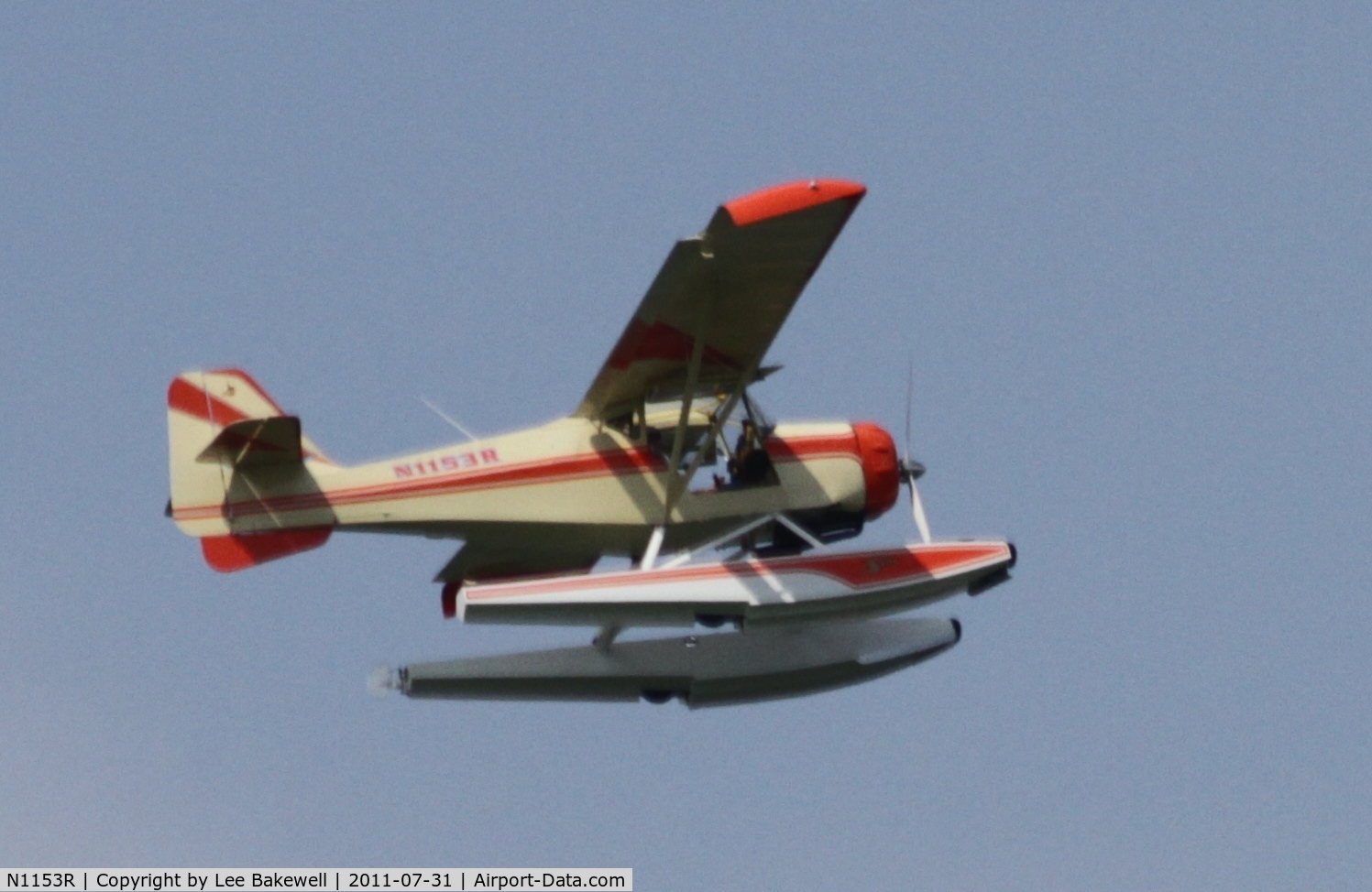 N1153R, Denney Kifox Model 3 C/N 880, While operating over Forest Lake, MN