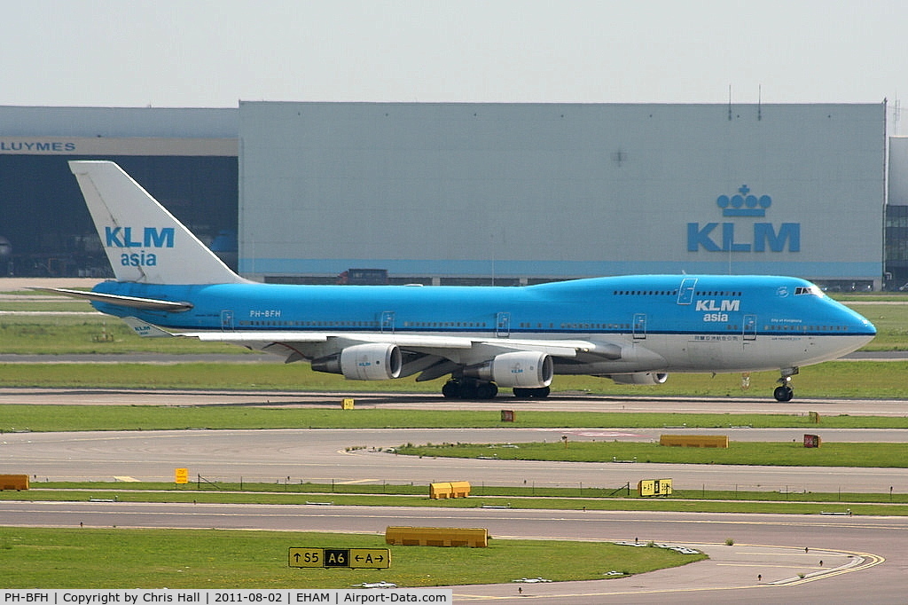 PH-BFH, 1990 Boeing 747-406BC C/N 24518, KLM Royal Dutch Airlines