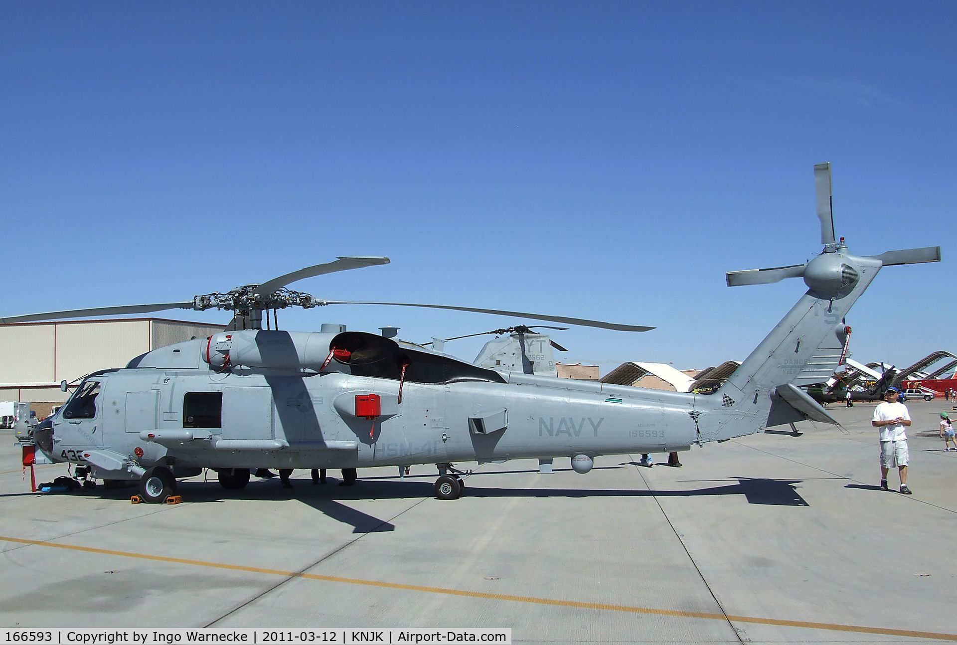 166593, Sikorsky MH-60R Strikehawk C/N Not found 166593, Sikorsky MH-60R Seahawk / Knighthawk at the 2011 airshow at El Centro NAS, CA