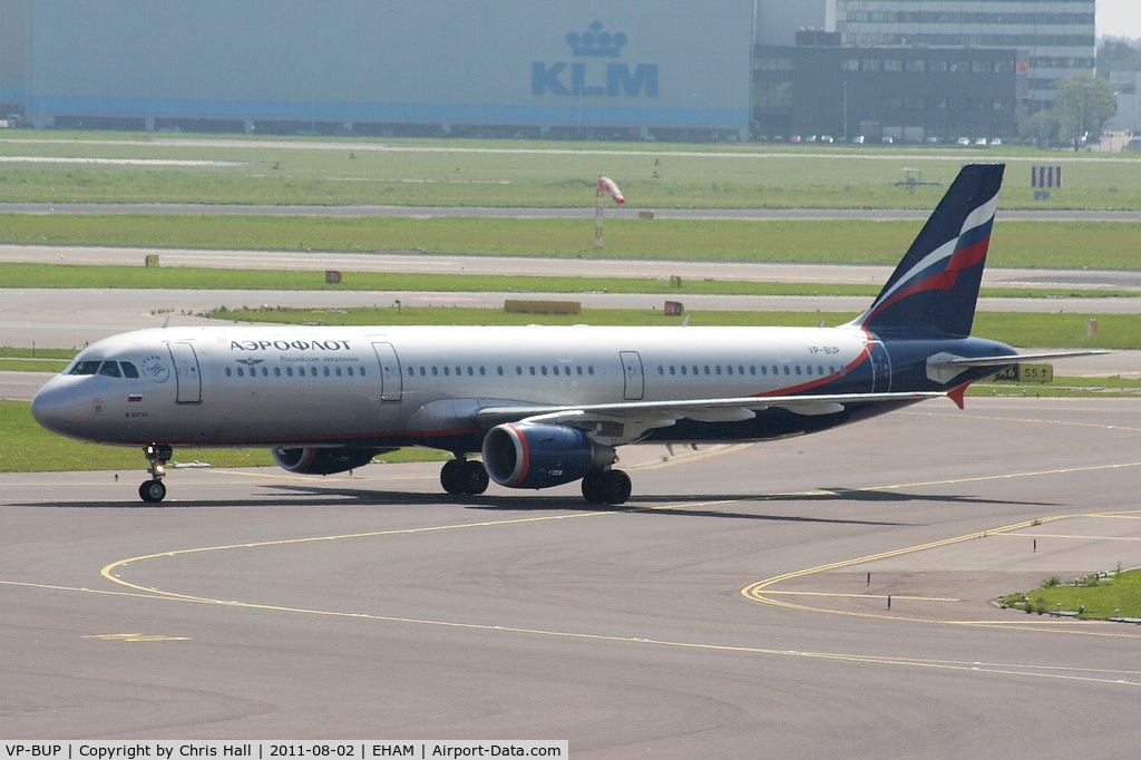 VP-BUP, 2007 Airbus A321-211 C/N 3334, Aeroflot