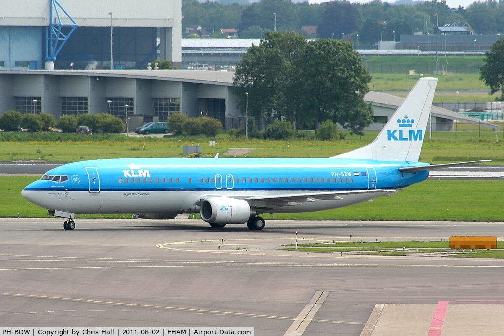 PH-BDW, 1990 Boeing 737-406 C/N 24858, KLM Royal Dutch Airlines