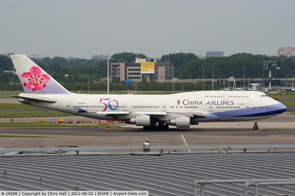 B-18208, 1998 Boeing 747-409 C/N 29031, China Airlines with 