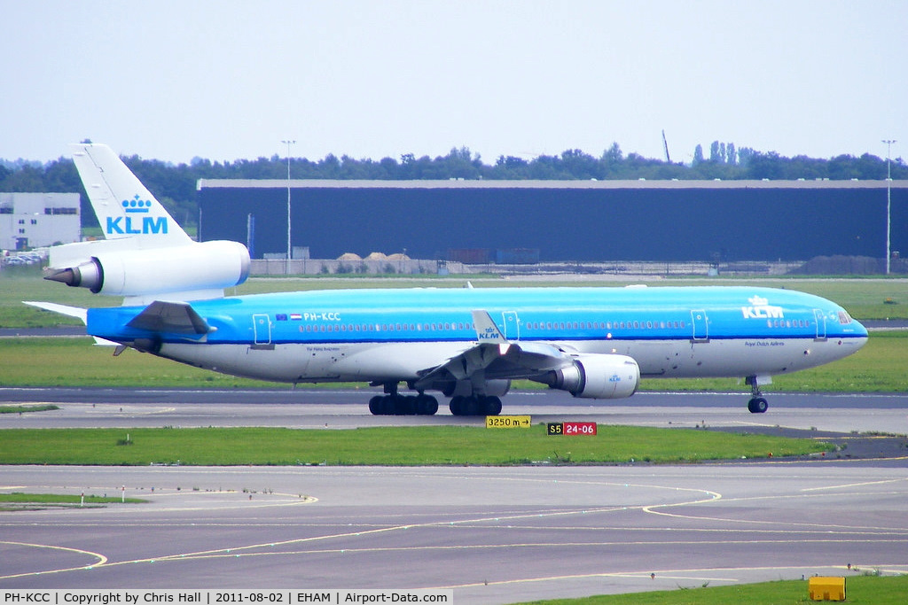 PH-KCC, 1994 McDonnell Douglas MD-11 C/N 48557, KLM Royal Dutch Airlines