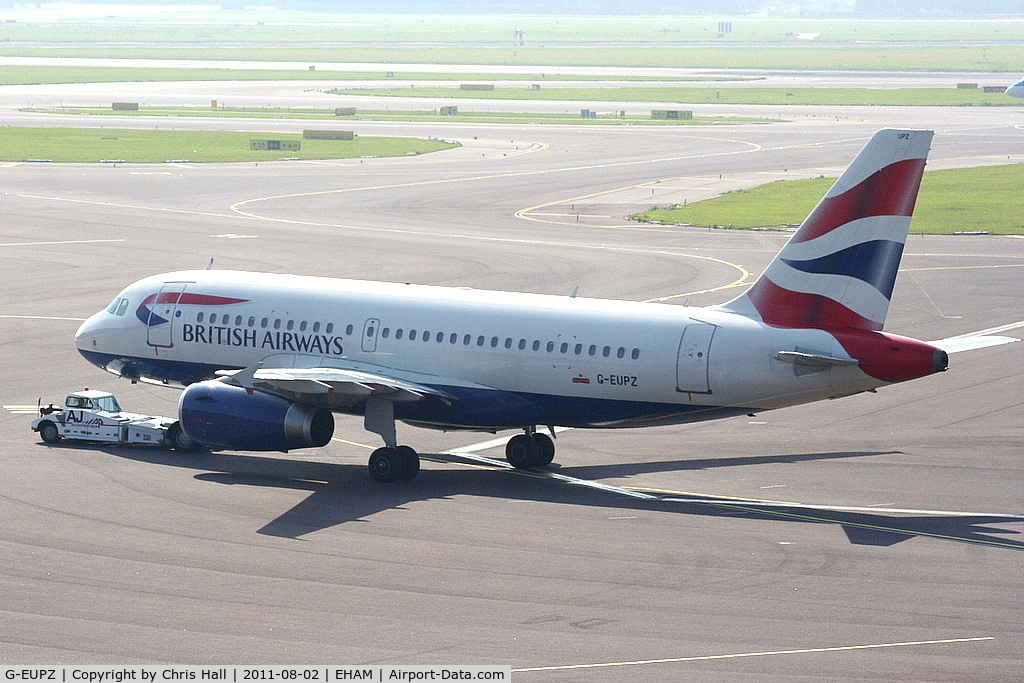 G-EUPZ, 2001 Airbus A319-131 C/N 1510, British Airways