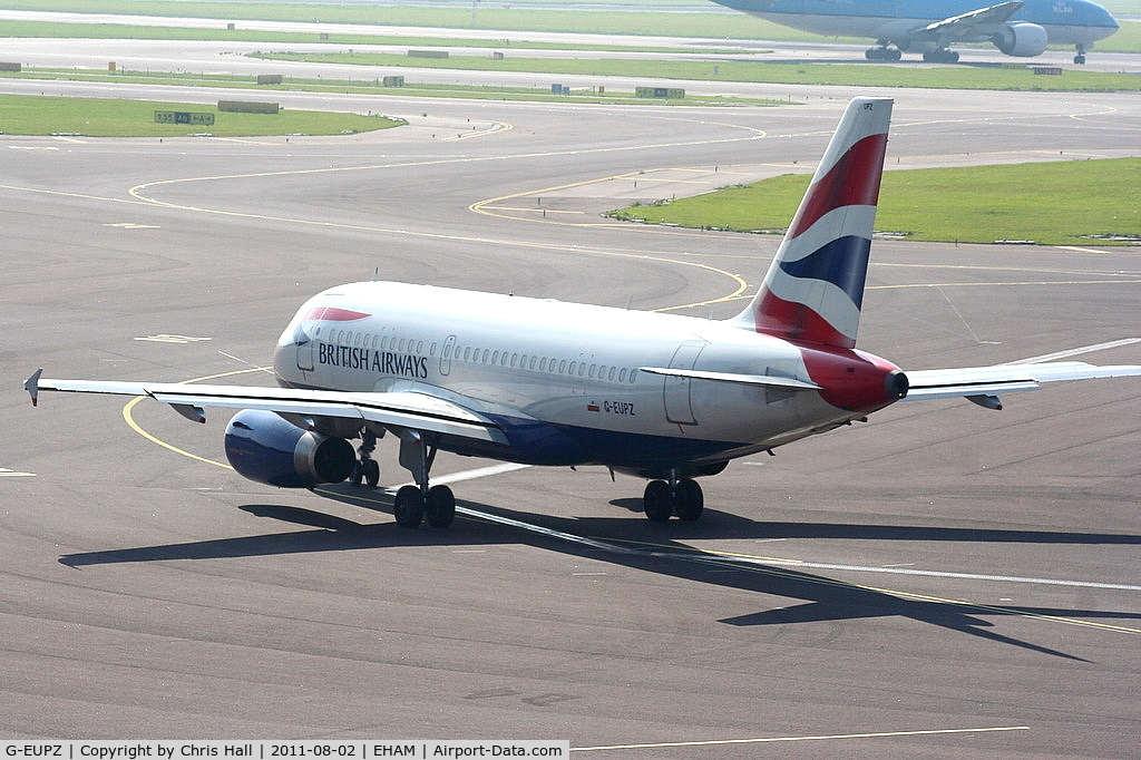 G-EUPZ, 2001 Airbus A319-131 C/N 1510, British Airways