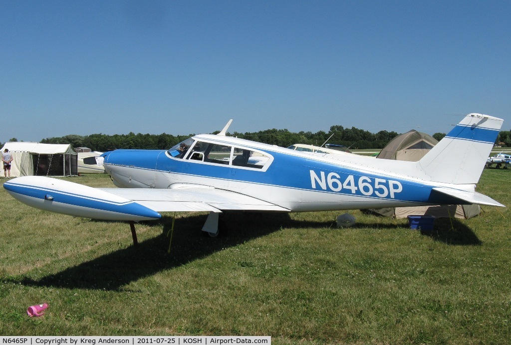 N6465P, 1959 Piper PA-24-250 Comanche C/N 24-1580, EAA AirVenture 2011