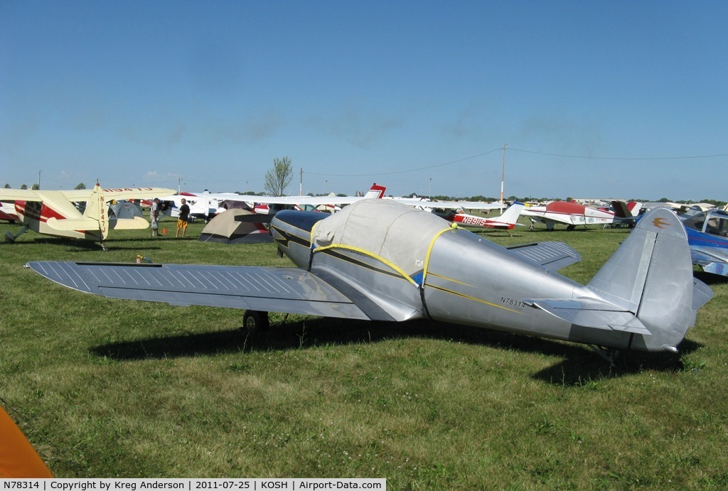 N78314, 1948 Temco GC-1B Swift C/N 2314, EAA AirVenture 2011