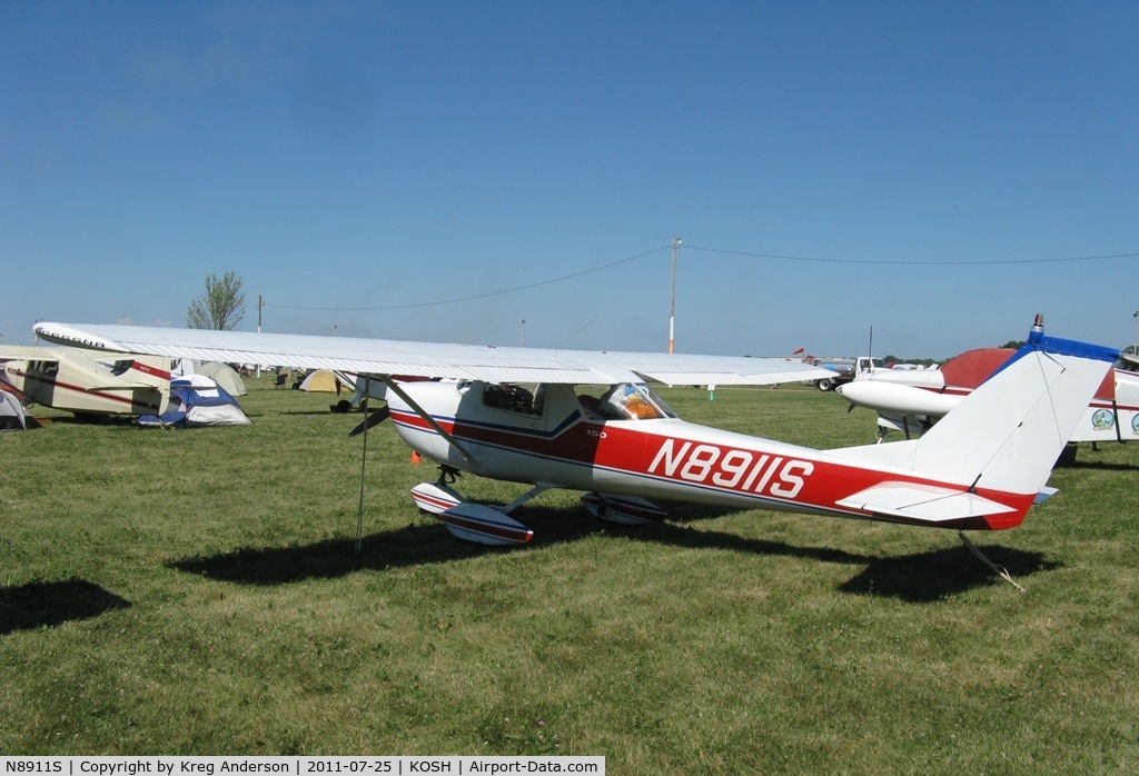 N8911S, 1965 Cessna 150F C/N 15062211, EAA AirVenture 2011