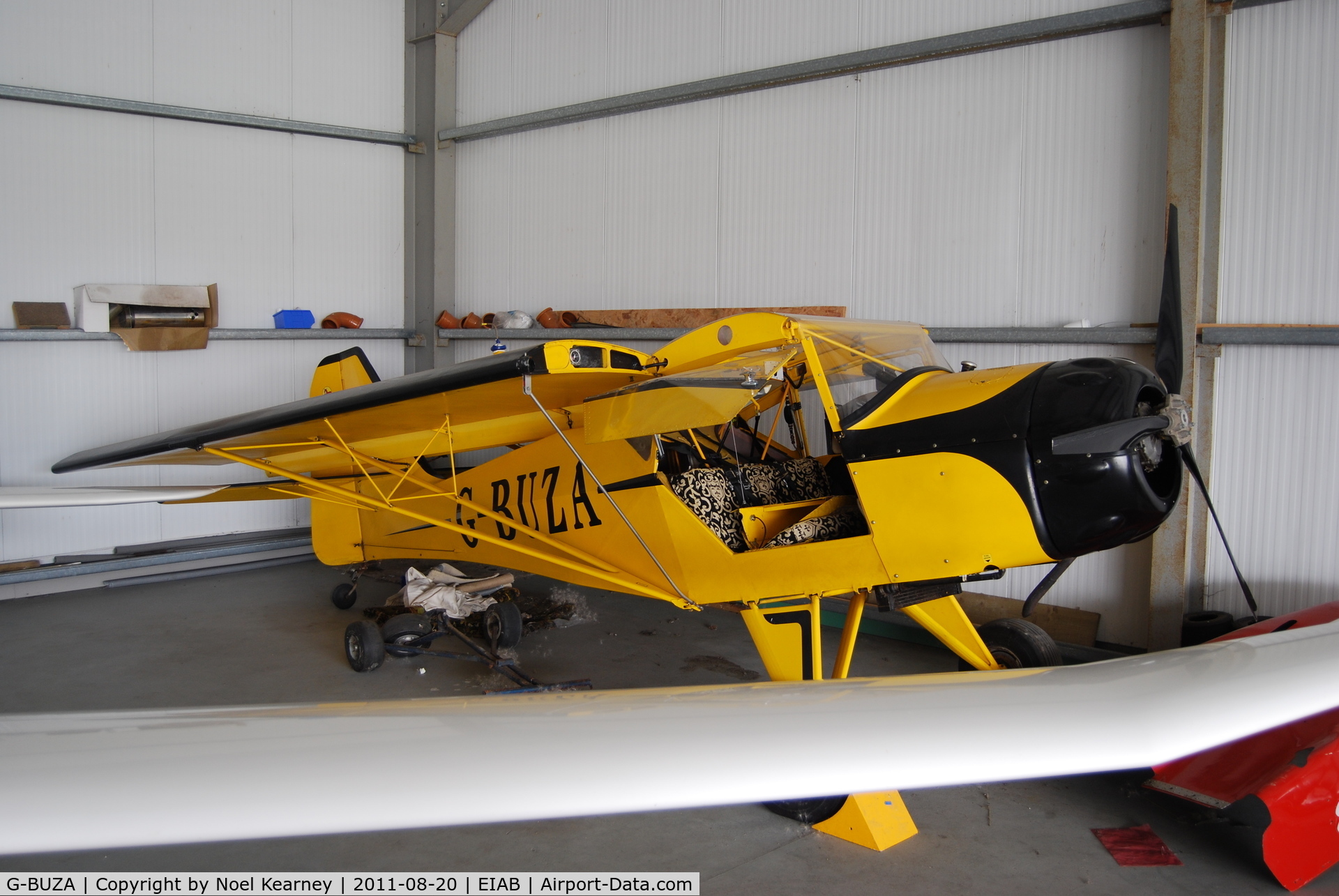 G-BUZA, 1998 Denney Kitfox Mk3 C/N PFA 172-12547, Stored at the back of the hanger at Abbeyshrule, in need of some TLC.