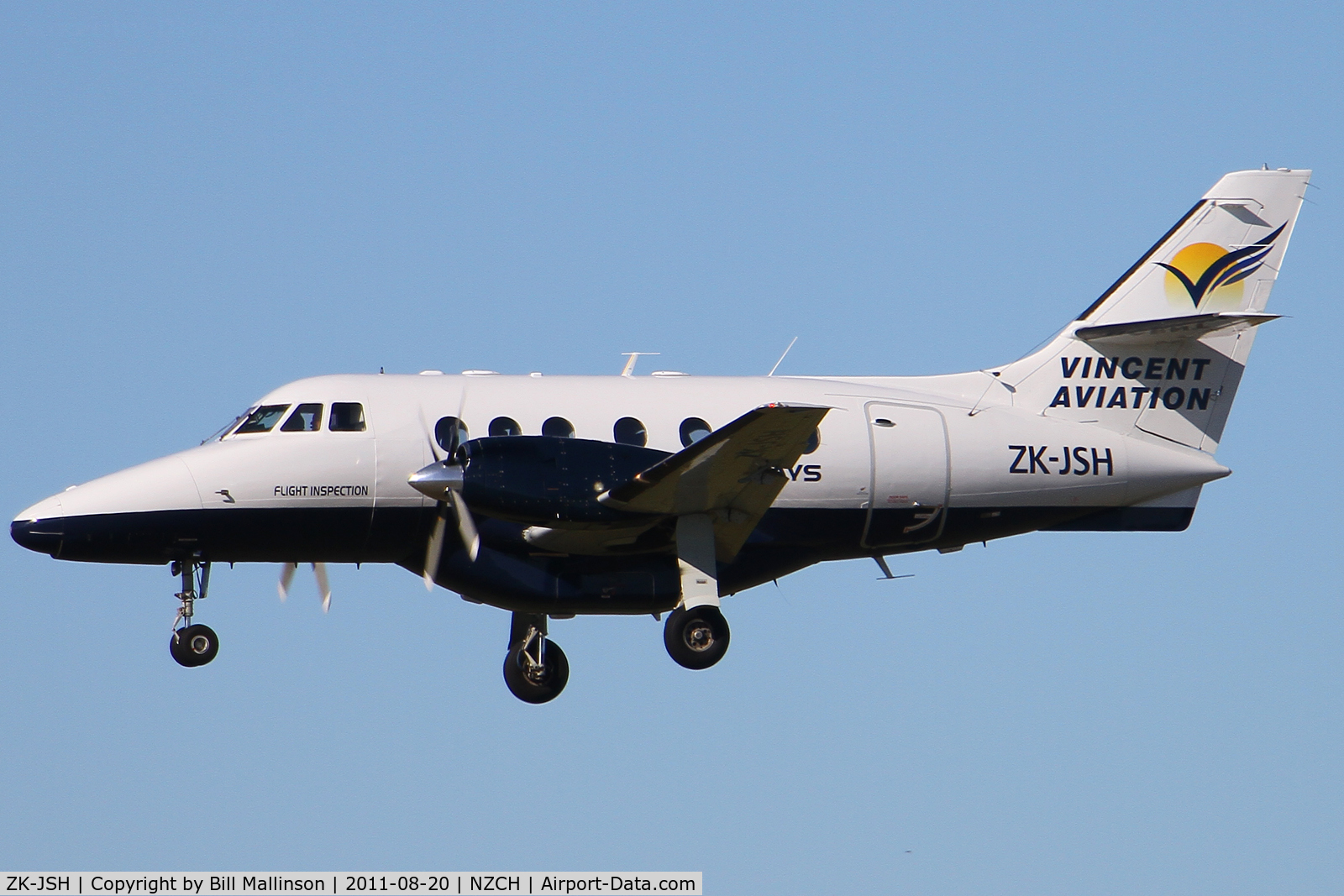 ZK-JSH, 1988 British Aerospace BAe-3109 Jetstream 31 C/N 838, calibration duties