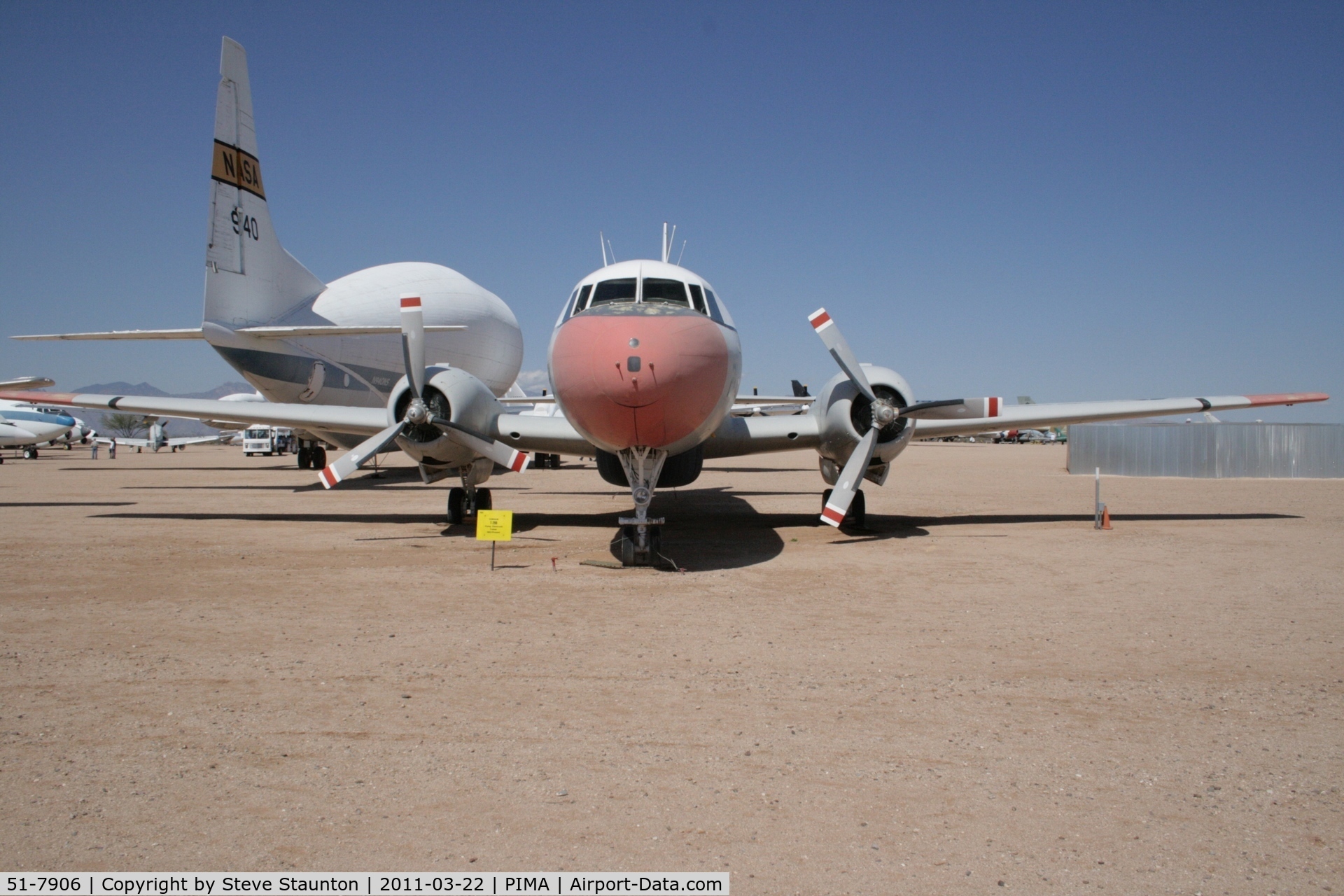 51-7906, 1951 Convair T-29B C/N 240-318, Taken at Pima Air and Space Museum, in March 2011 whilst on an Aeroprint Aviation tour