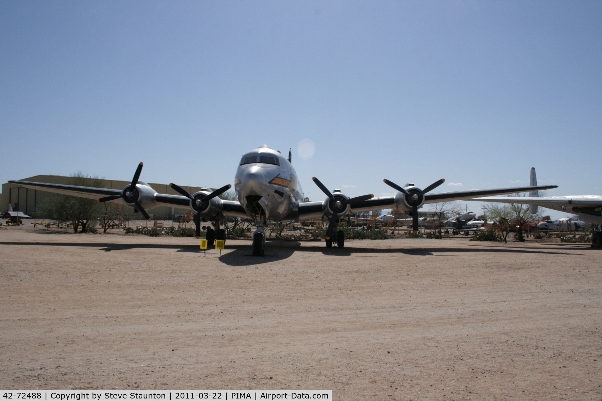 42-72488, Douglas C-54D Skymaster C/N 10593/324, Taken at Pima Air and Space Museum, in March 2011 whilst on an Aeroprint Aviation tour