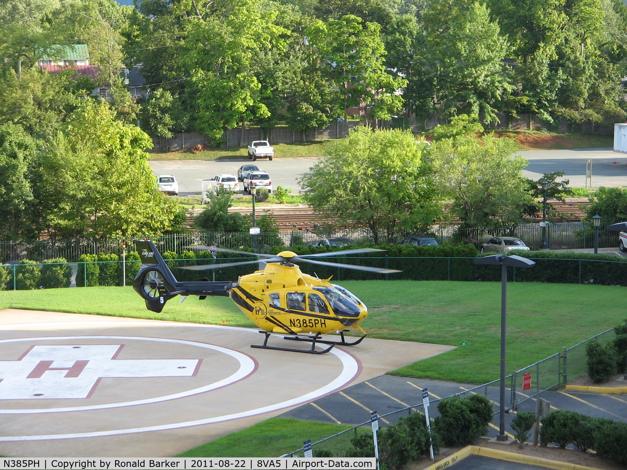 N385PH, 2008 Eurocopter EC-135P-2+ C/N 0670, UVA Hospital