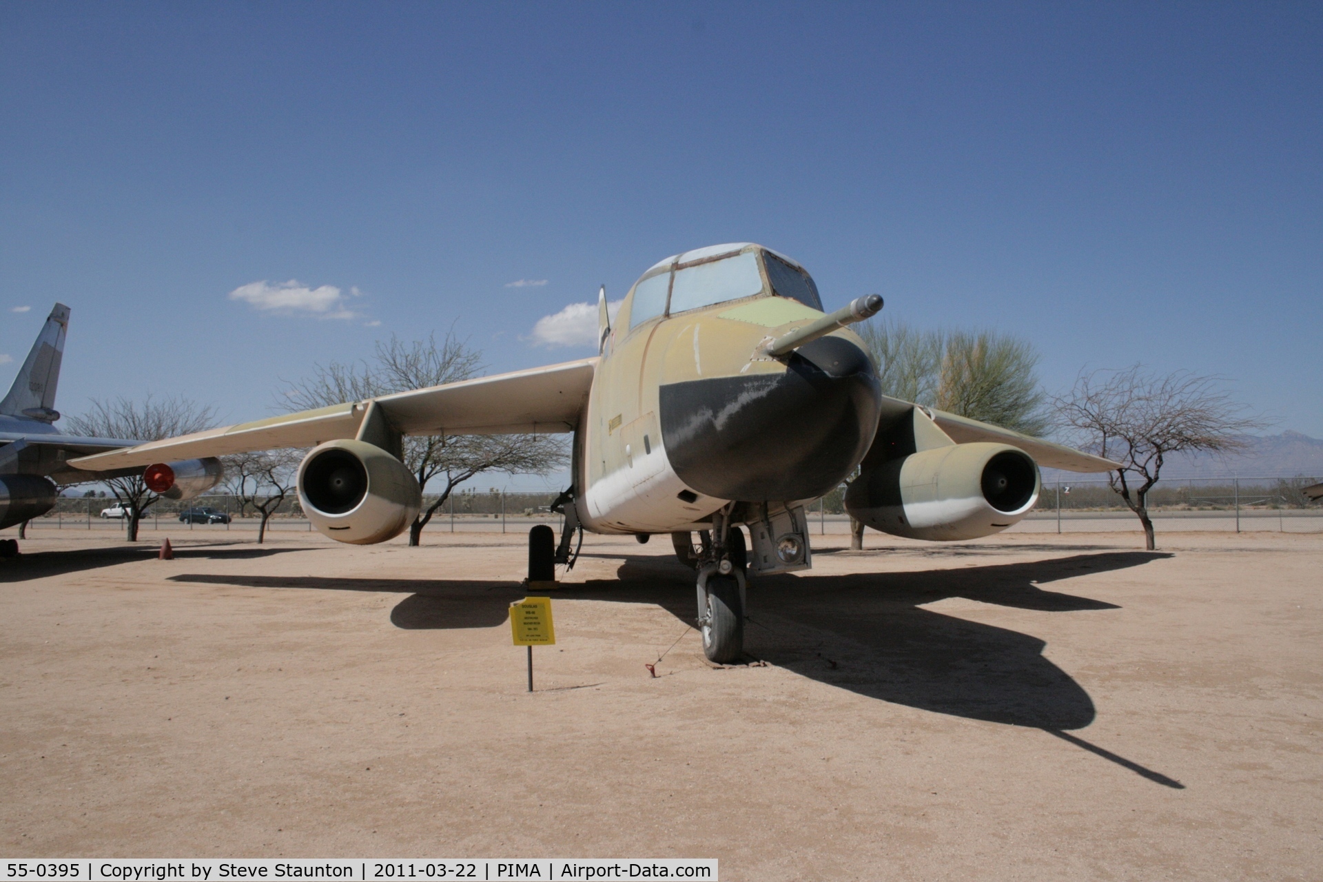 55-0395, 1955 Douglas WB-66D Destroyer C/N 45027, Taken at Pima Air and Space Museum, in March 2011 whilst on an Aeroprint Aviation tour