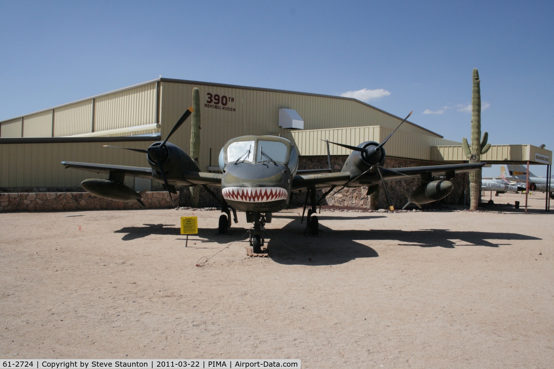 61-2724, 1961 Grumman OV-1C Mohawk C/N 67C, Taken at Pima Air and Space Museum, in March 2011 whilst on an Aeroprint Aviation tour