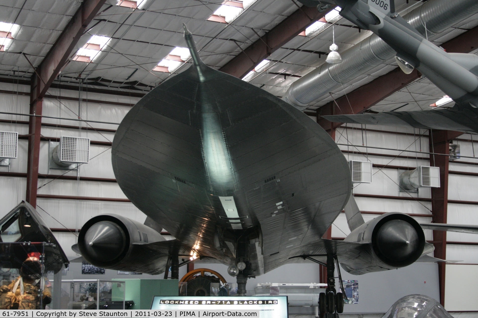 61-7951, 1961 Lockheed SR-71A Blackbird C/N 2002, Taken at Pima Air and Space Museum, in March 2011 whilst on an Aeroprint Aviation tour