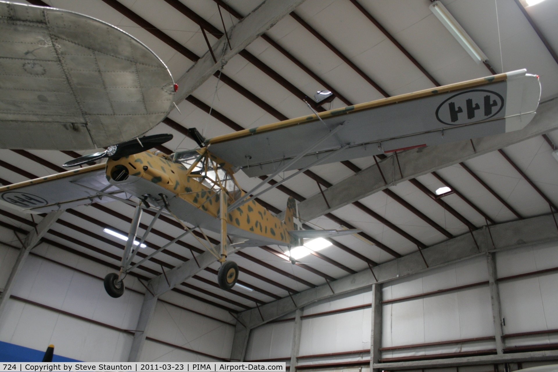 724, Morane-Saulnier MS-500 Criquet C/N 724, Taken at Pima Air and Space Museum, in March 2011 whilst on an Aeroprint Aviation tour
