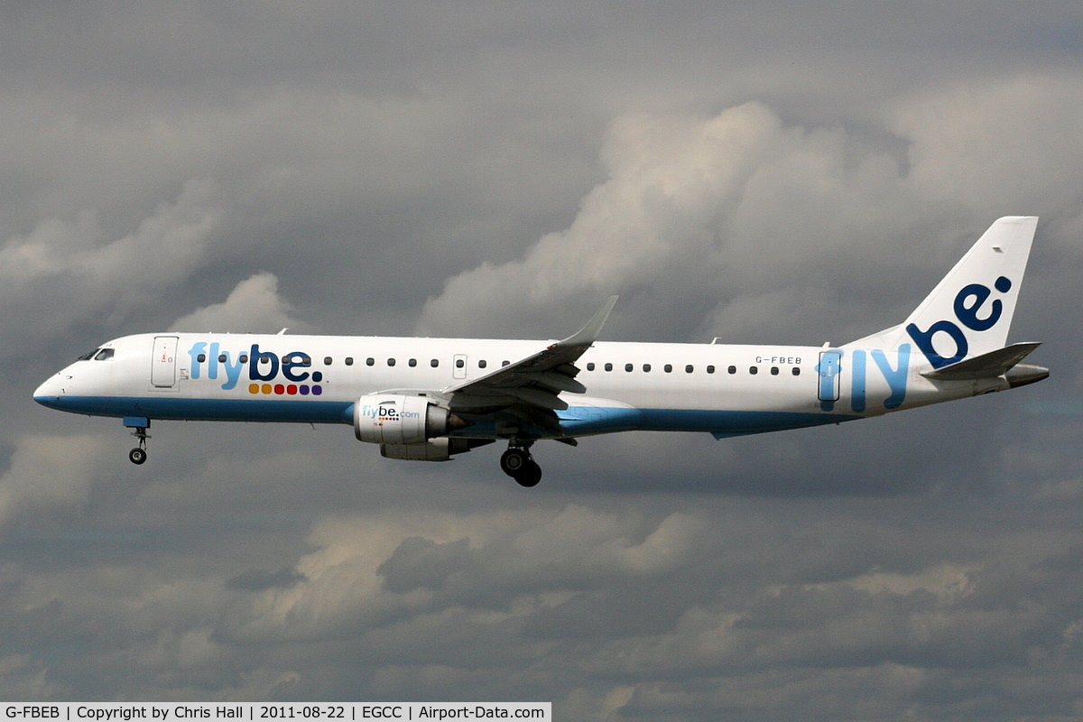 G-FBEB, 2006 Embraer 195LR (ERJ-190-200LR) C/N 19000057, flybe