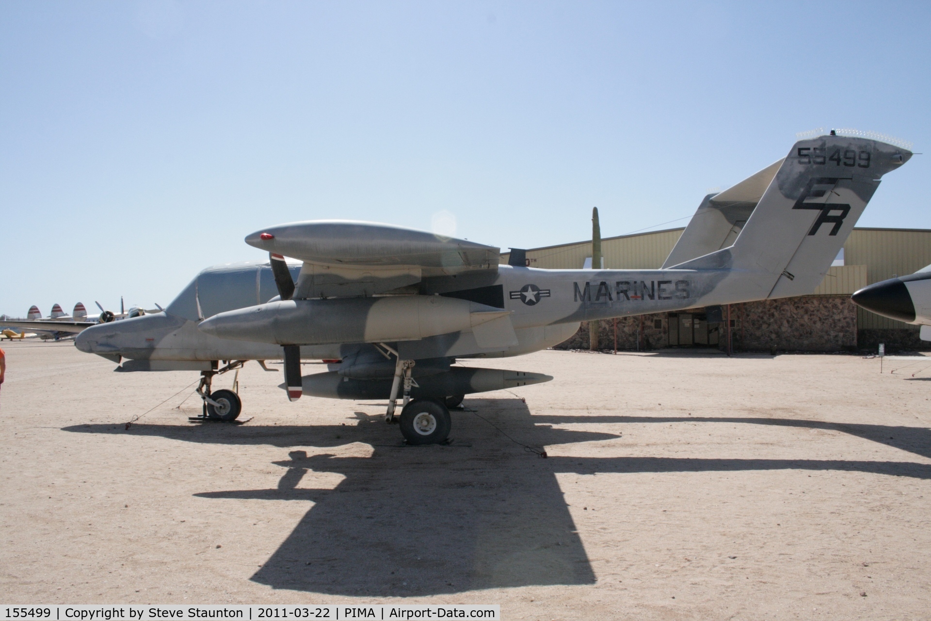 155499, North American Rockwell OV-10D Bronco C/N 305-110, Taken at Pima Air and Space Museum, in March 2011 whilst on an Aeroprint Aviation tour