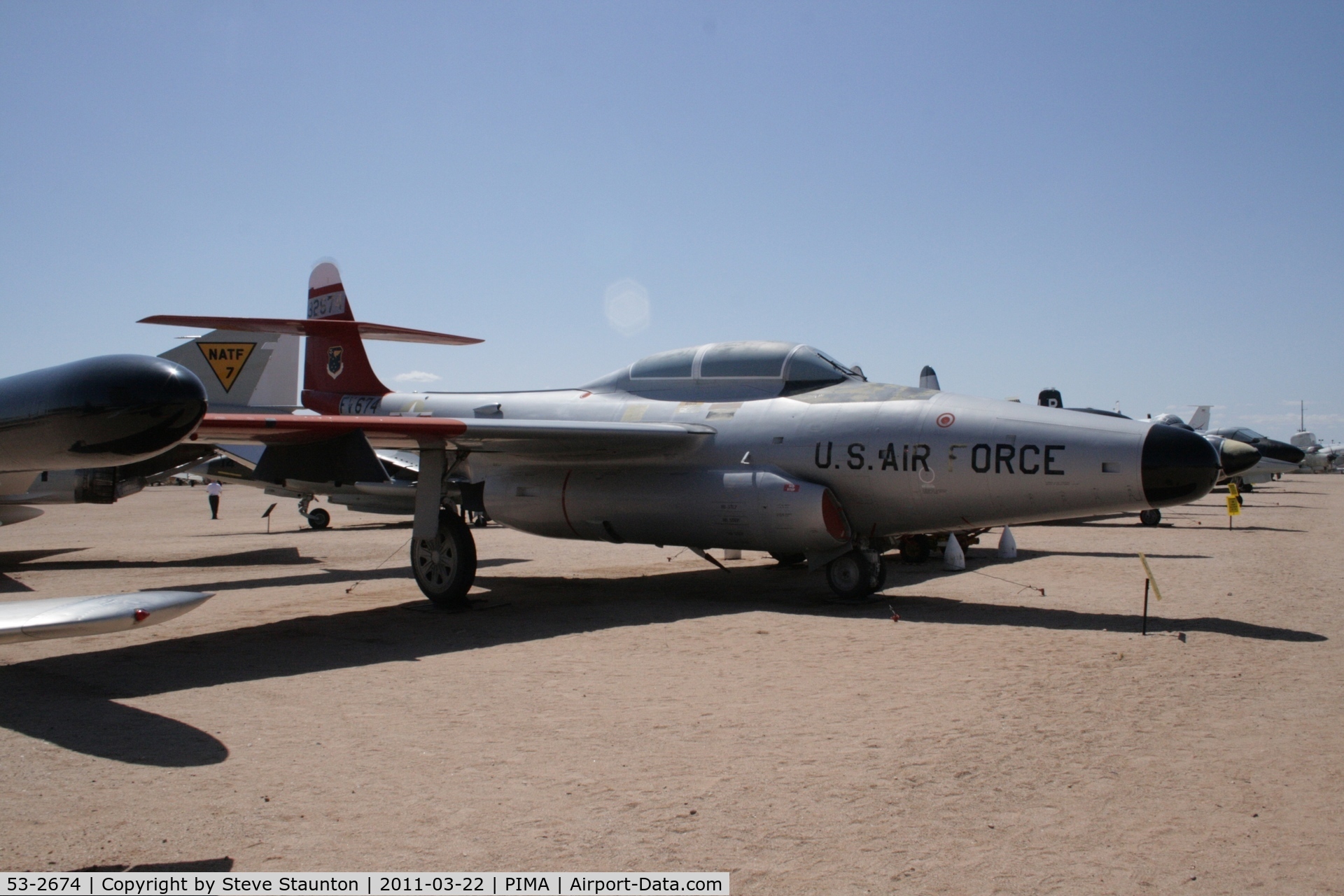 53-2674, Northrop F-89J Scorpion C/N 4805, Taken at Pima Air and Space Museum, in March 2011 whilst on an Aeroprint Aviation tour