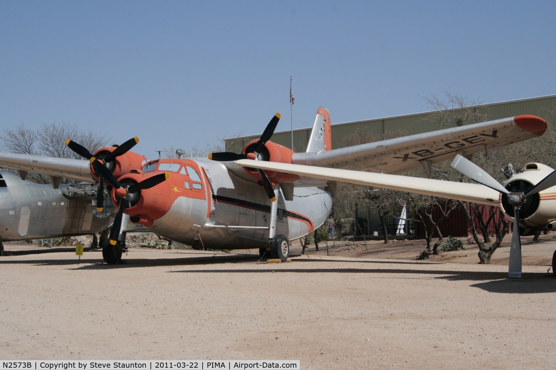 N2573B, 1948 Northrop YC-125A Raider C/N 48636 (2520), Taken at Pima Air and Space Museum, in March 2011 whilst on an Aeroprint Aviation tour