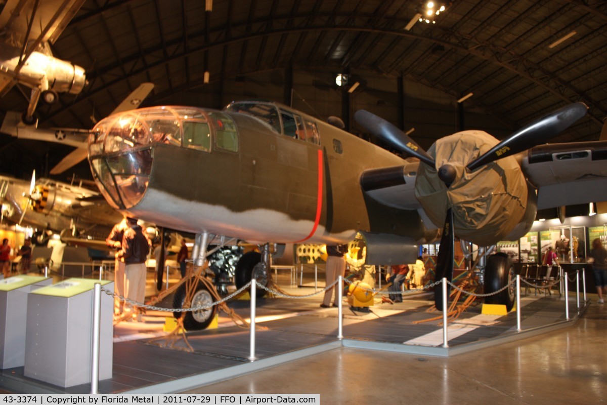 43-3374, 1943 North American B-25D Mitchell C/N 100-20700, B-25D