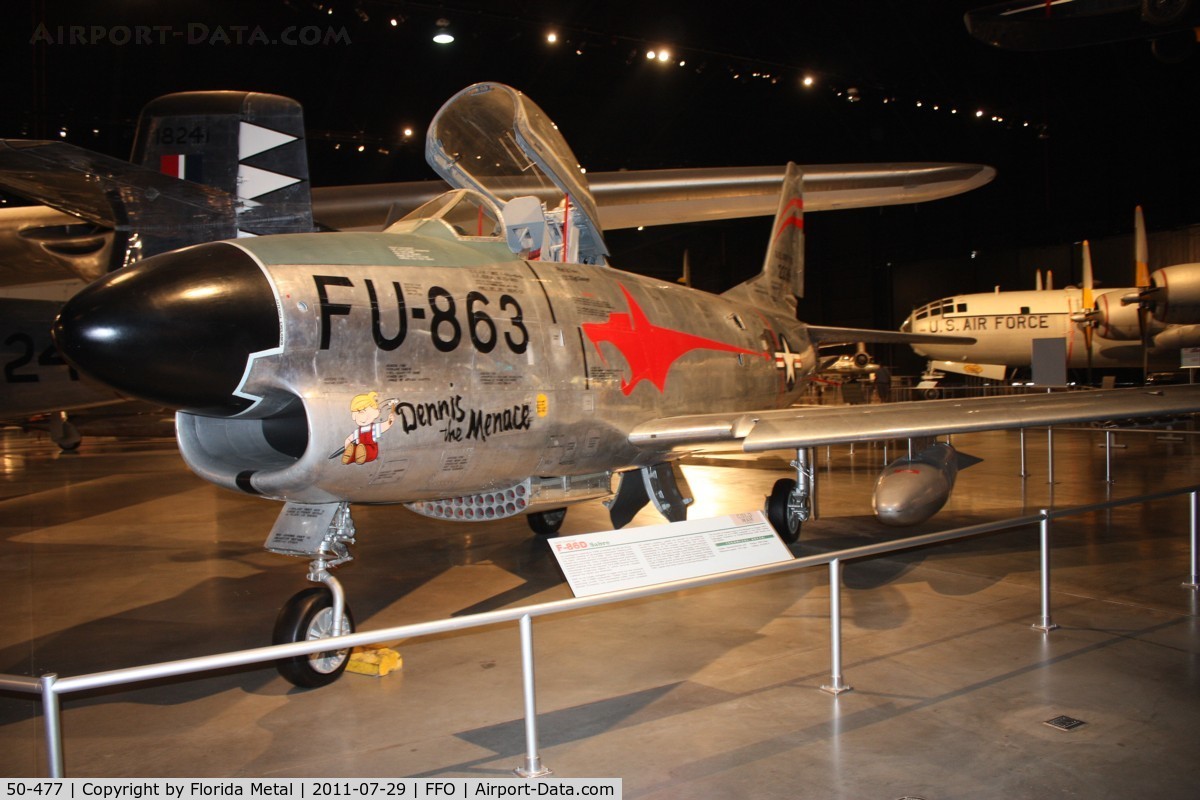 50-477, 1952 North American F-86D Sabre C/N 190-266, F-86D Sabre