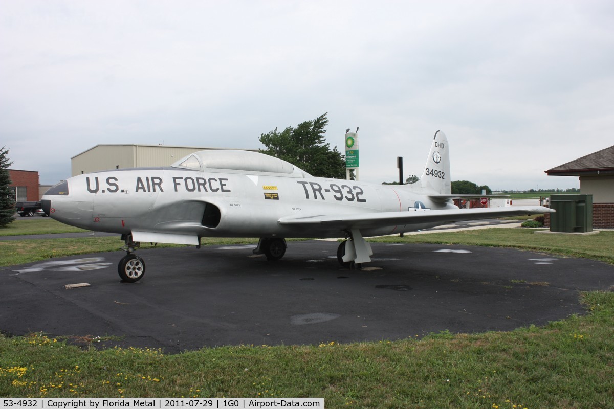 53-4932, 1953 Lockheed T-33A Shooting Star C/N 580-8271, T-33A Shooting Star