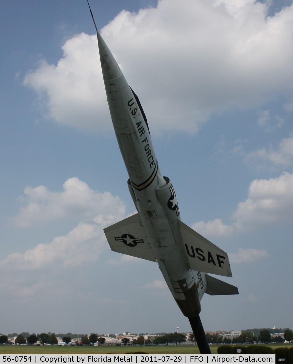 56-0754, 1956 Lockheed F-104A Starfighter C/N 183-1042, F-104A