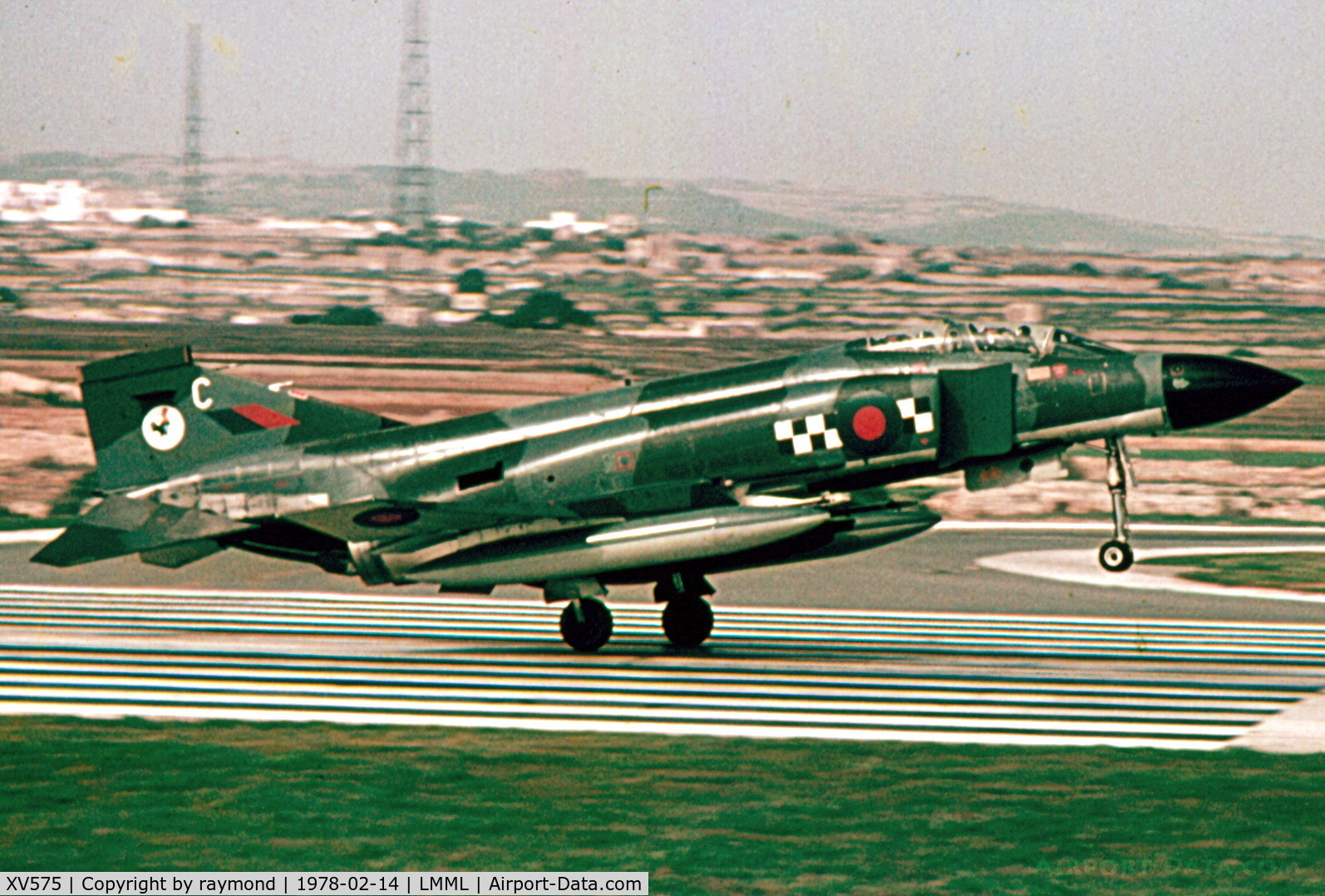 XV575, 1968 McDonnell Douglas Phantom FG1 C/N 9329/3112, Phantom XV575/C 43Sqd RAF