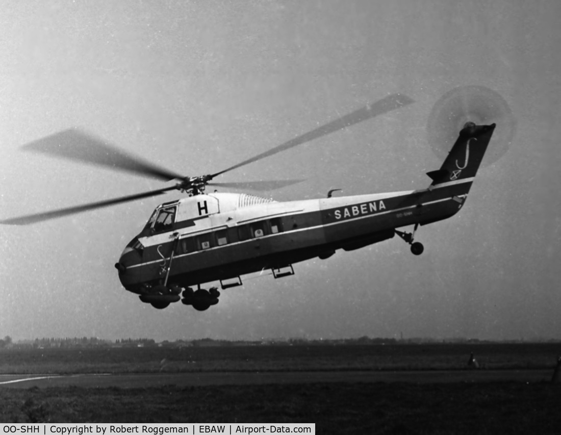 OO-SHH, Sikorsky S-58C C/N 58-333, Late 1950's.Sabena.