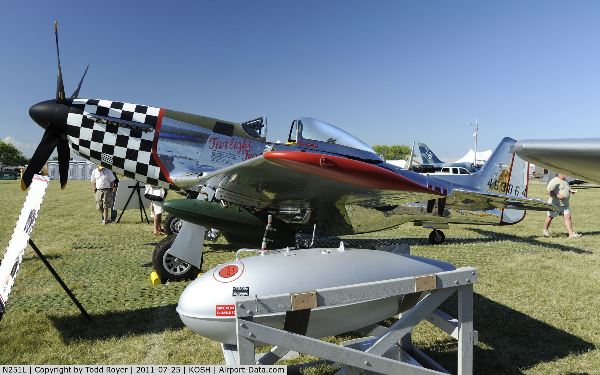N251L, 1960 North American P-51D Mustang C/N 122-31590 (44-63864), AIRVENTURE 2011